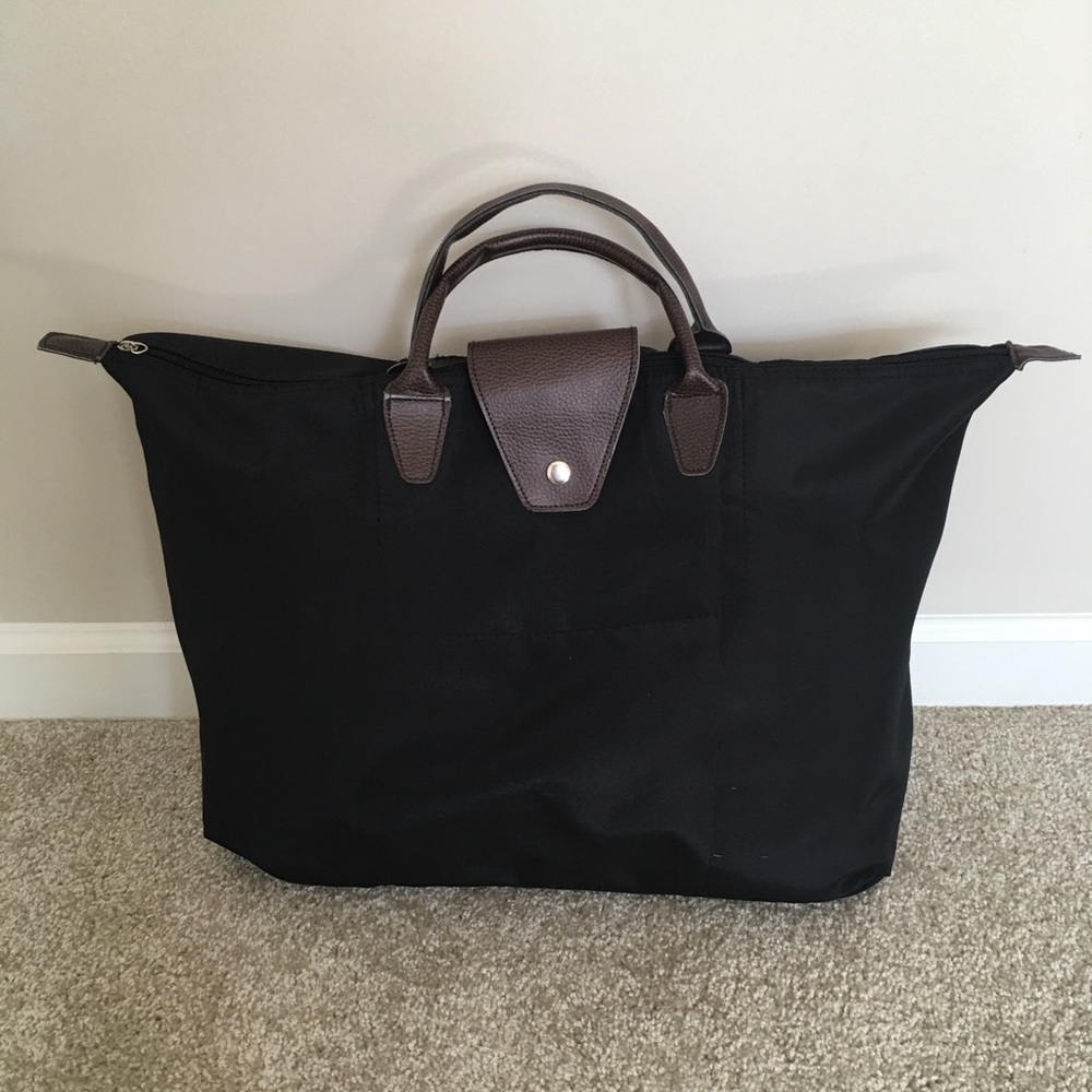 Longchamp Style Black Large Bag